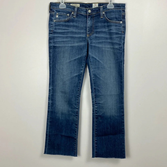 Adriano Goldschmied The Ballad Slim Boot Cropped with Raw Hem - Picture 2 of 13